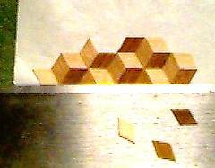 Louis Cube parquetry photograph